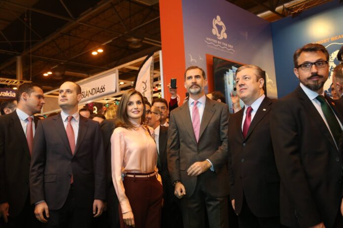 H.M. King Felipe VI of Spain with H.M. Queen Letizia of Spain